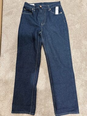 GAP Women's Straight Jeans - Dark Indigo